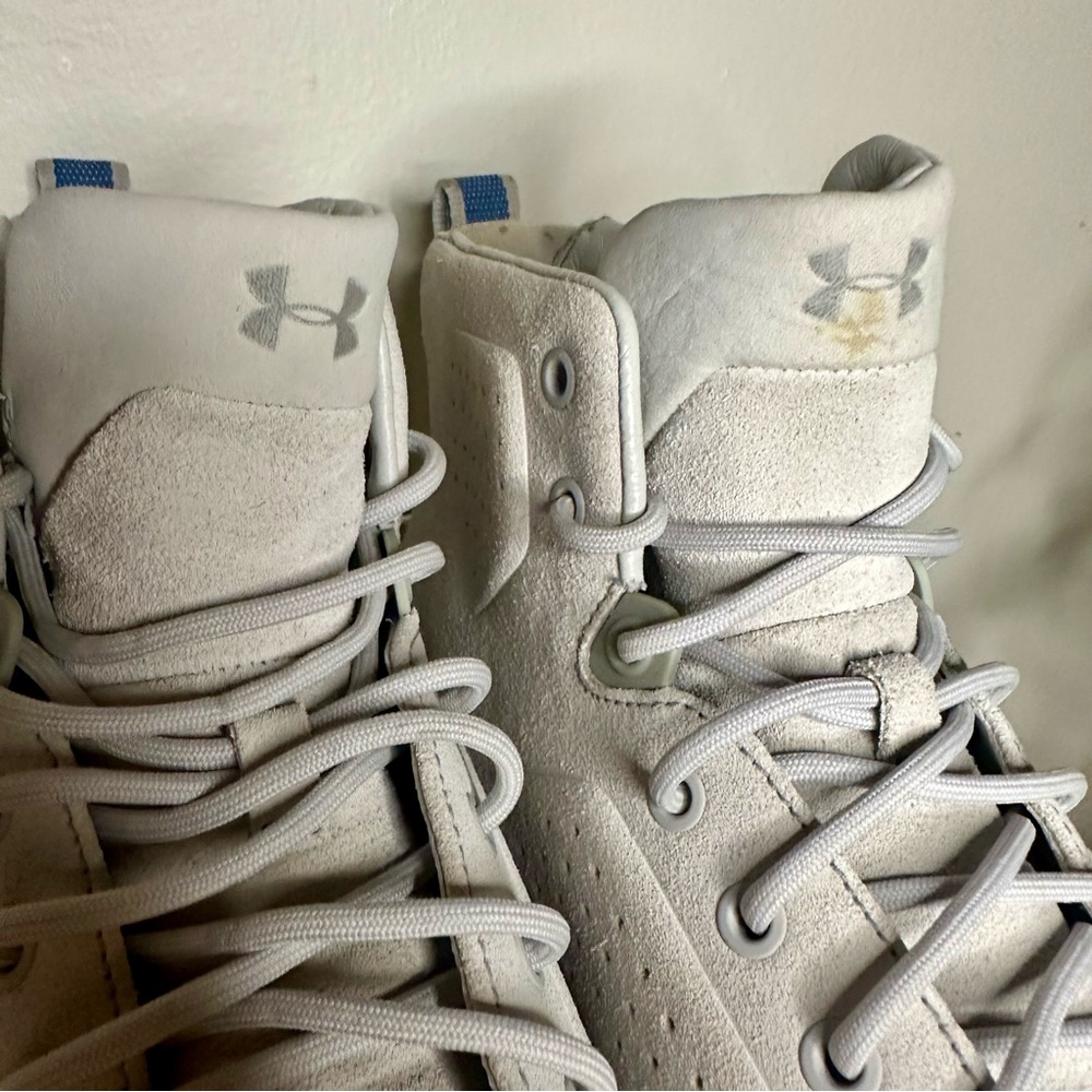 💥LAST CHANCE💥Suede Under Armour UAS Club Mid Leather Sneaker, Size 10.5 Boot - Picture 8 of 15